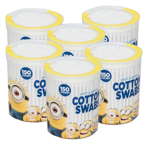 Cotton Swab Despicable Me 6 Pack (150's per pack)