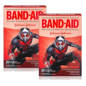 Band-Aid Adhesive Bandages Marvel Avengers Collection 2 Pack (20's per pack)