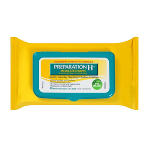Preparation H Medicated Wipes 48ct