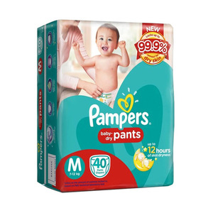 Pampers Baby-Dry Pants Medium 40's