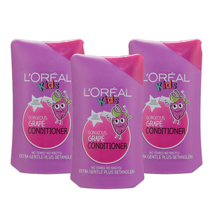 Loreal Kids Gorgeous Grape Conditioner 3 Pack (250ml per pack)