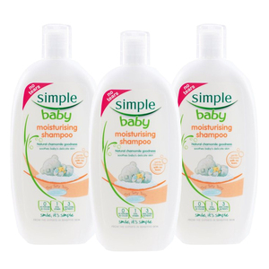 Simple Baby Moisturising Shampoo 3 Pack (300ml per pack)