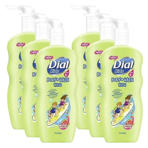 Dial Kids Body + Hair Wash Watery Melon 6 Pack (709ml per pack)
