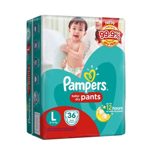 Pampers Baby-Dry Pants Large 36's