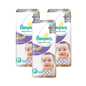 Pampers Premium Care Diapers Medium 3 Pack (48's per Pack)