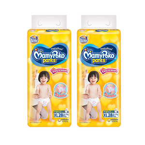 MamyPoko Pants Easy to Wear Diaper XL 2 Pack (28's per Pack)