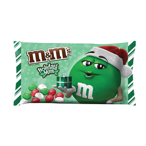 M&M's Mint Chocolate Holiday Red Green and White Candy 280.6g