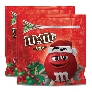 M&M'S Holiday Milk Chocolate Christmas Candy Party 2 Pack (1190g per pack)