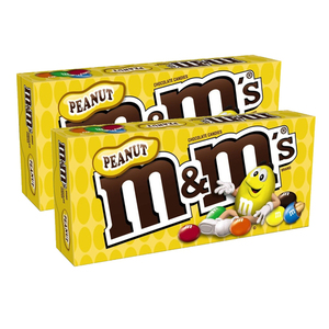 M&M'S Peanut Chocolate Box 2 Pack (85.1g per pack)