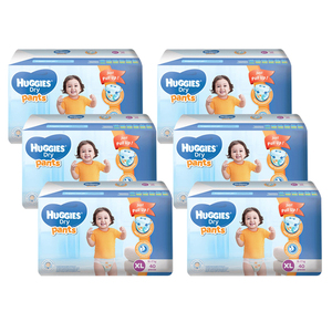 Huggies Dry Pants Diapers XL 6 Pack (40's per Pack)