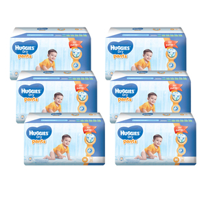 Huggies Dry Pants Diapers Medium 6 Pack (34's per Pack)