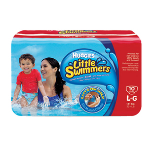 Huggies Little Swimmers Diapers Large 10's