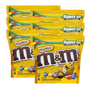 M&M's Peanut Candy 6 Pack (544.3g per pack)