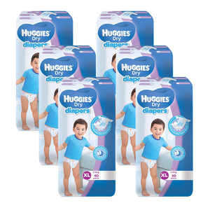 Huggies Dry Diapers XL 6 Pack (40's per Pack)