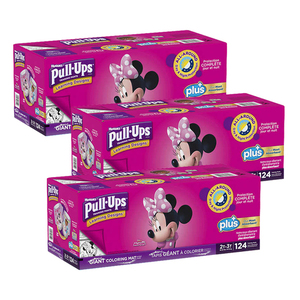 Huggies Pull-Ups Training Pants for Girls 2T-3T 3 Pack (124's per Pack)