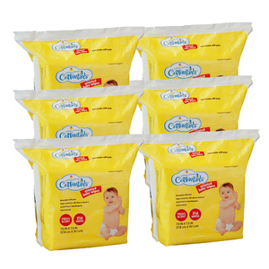 Cottontails Scented Baby Wipes 6 Pack (216ct per Pack)