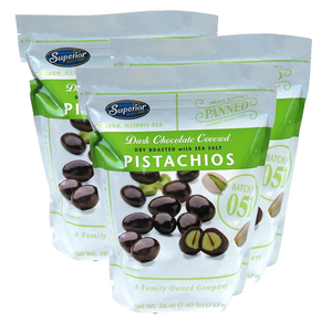 Superior Dark Chocolate Covered Pistachios 3 Pack (737g per pack)