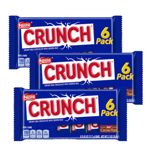 Nestle Crunch Creamy Milk Chocolate 3 Pack (6's per Pack)