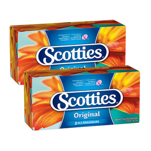 Scotties Original Facial Tissue 2 Pack (100ct per Pack)