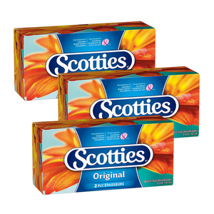 Scotties Original Facial Tissue 3 Pack (100ct per Pack)