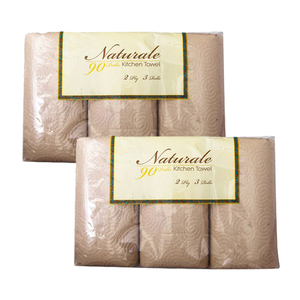 Naturale Kitchen Towel 2 Pack (3 Rolls per Pack)