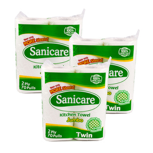 SaniCare Jumbo Kitchen Towel 3 Pack (2 Rolls per Pack)
