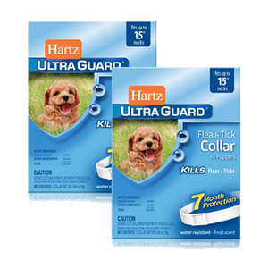 Hartz UltraGuard Flea & Tick Collar for Puppies 2 Pack (15's per Pack)