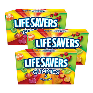 Life Savers 5 Flavors Gummies 3 Pack (99g per Pack)