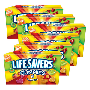 Life Savers 5 Flavors Gummies 6 Pack (99g per Pack)