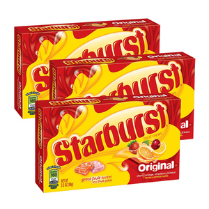 Starburst Original Fruit Chews Candy 3 Pack (99g per Pack)