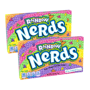 Wonka Rainbow Nerds Candy 2 Pack (141.65g per Pack)