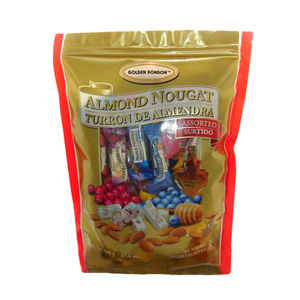 Golden Bonbon Almond Nougat Candy 500g