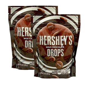 Hershey's Milk Chocolate Drops 2 Pack (226.7g per pack)