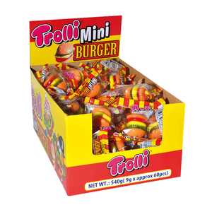 Trolli Mini Burger Gummi Candy 540g