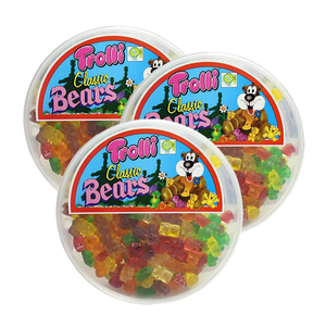 Trolli Classic Bears Gummi Candy 3 Pack (500g per Pack)