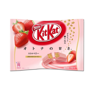 Nestle Kit Kat Strawberry Mini 12's