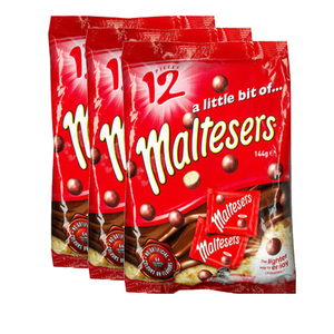 Mars Maltesers Fairtrade Fun Size 3 Pack (144g per pack)