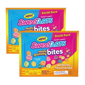 SweeTARTS Mini Gummy Bites 2 Pack (113.3g per Pack)