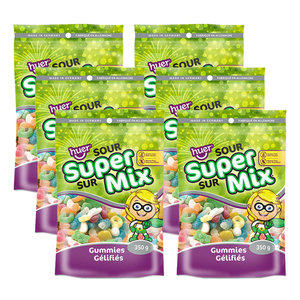 Huer Super Mix Sour Gummies 6 Pack (350g per Pack)
