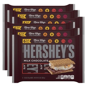 Hershey's Milk Chocolate Bars 6 Pack (263g per pack)