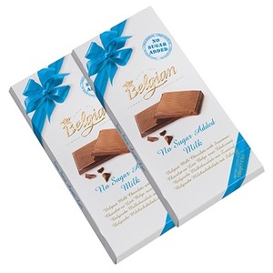 The Belgian Belgian Milk Chocolate Chocolate Bar 2 Pack (100g per pack)