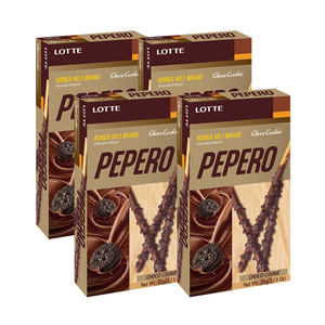 Lotte Pepero Choco Cookie 4 Pack (6x32g per Pack)