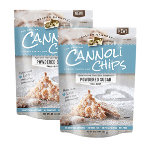 The Original Powdered Sugar Cannoli Chips 2 Pack (144g per Pack)