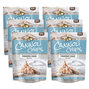The Original Powdered Sugar Cannoli Chips 6 Pack (144g per Pack)