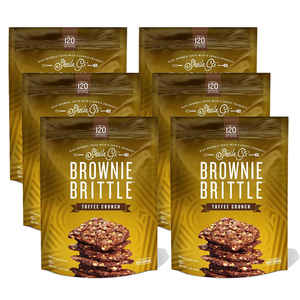 Sheila G's Toffee Crunch Brownie Brittle 6 Pack (142g per Pack)