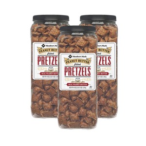 Member's Mark Peanut Butter Filled Pretzels 3 Pack (1.24kg per Pack)