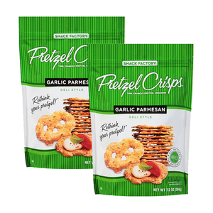 Snack Factory Garlic Parmesan Pretzel Crisps 2 Pack (204g per Pack)
