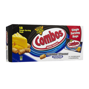 Combos Cheddar Cheese Cracker 18's