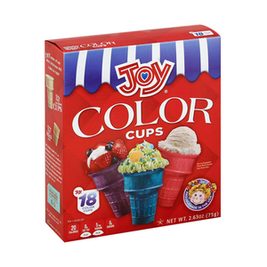 Joy Color Cups 18's