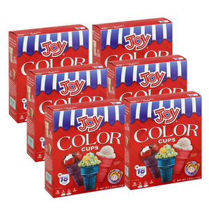 Joy Color Cups 6 Pack (18's per Pack)